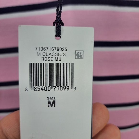 NWT Polo Ralph Lauren Men's M Classic Fit Soft Touch Striped Rose Polo - Picture 11 of 14